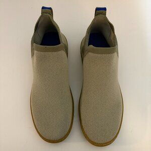 Rothy's  Woman Chelsea Knit Ankle Boots Slip-On Light Sage w/a Gum Sole Size 8.5